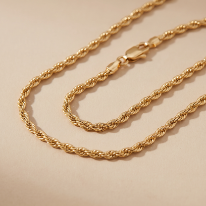 Asea Sagres Twisted Rope Necklace — close-up detail
