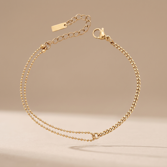 Asea Double Take Layered Bracelet — front view