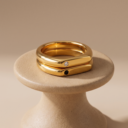 Asea Best Friends Matching Rings — angle