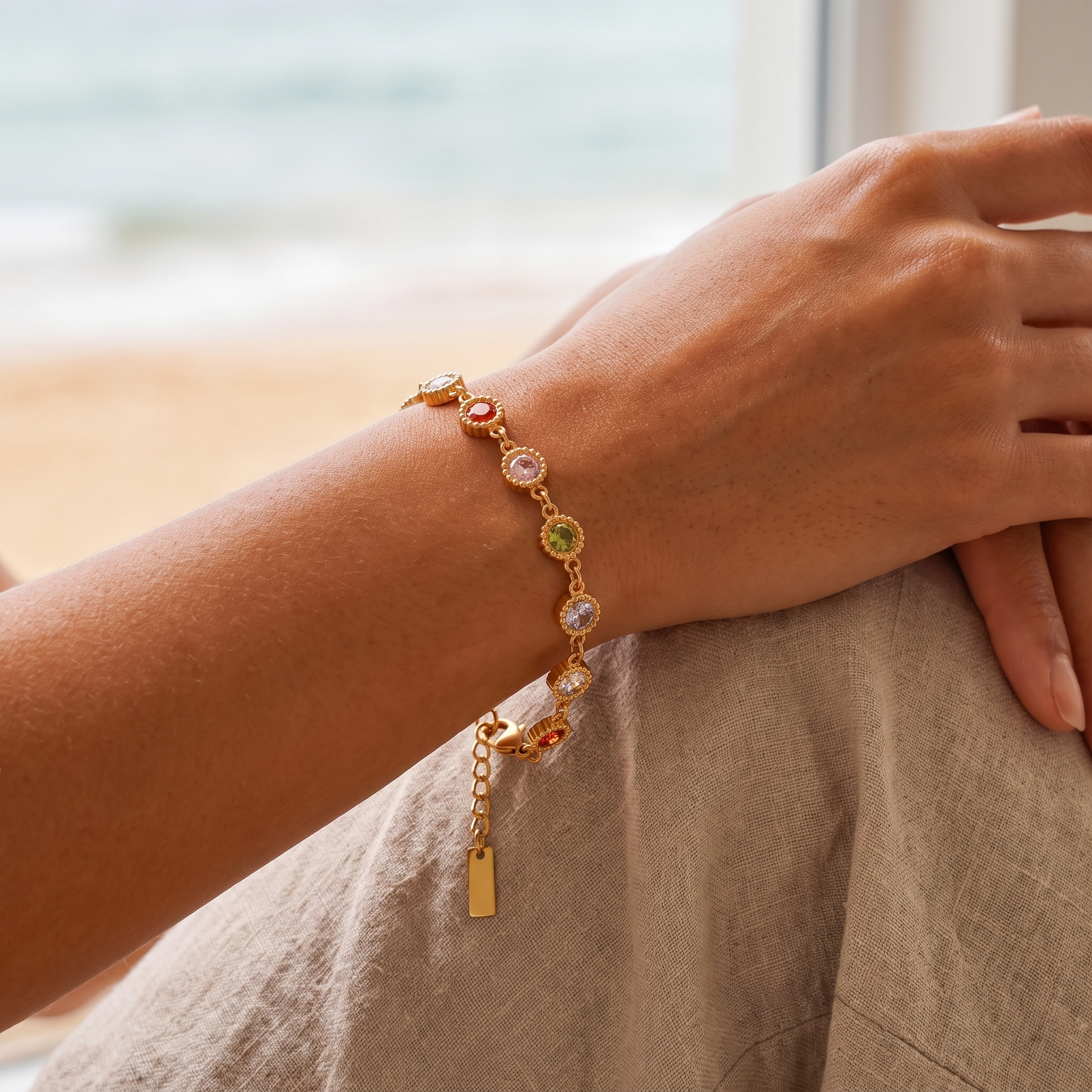 Asea Ponza Charm Bracelet — worn by model