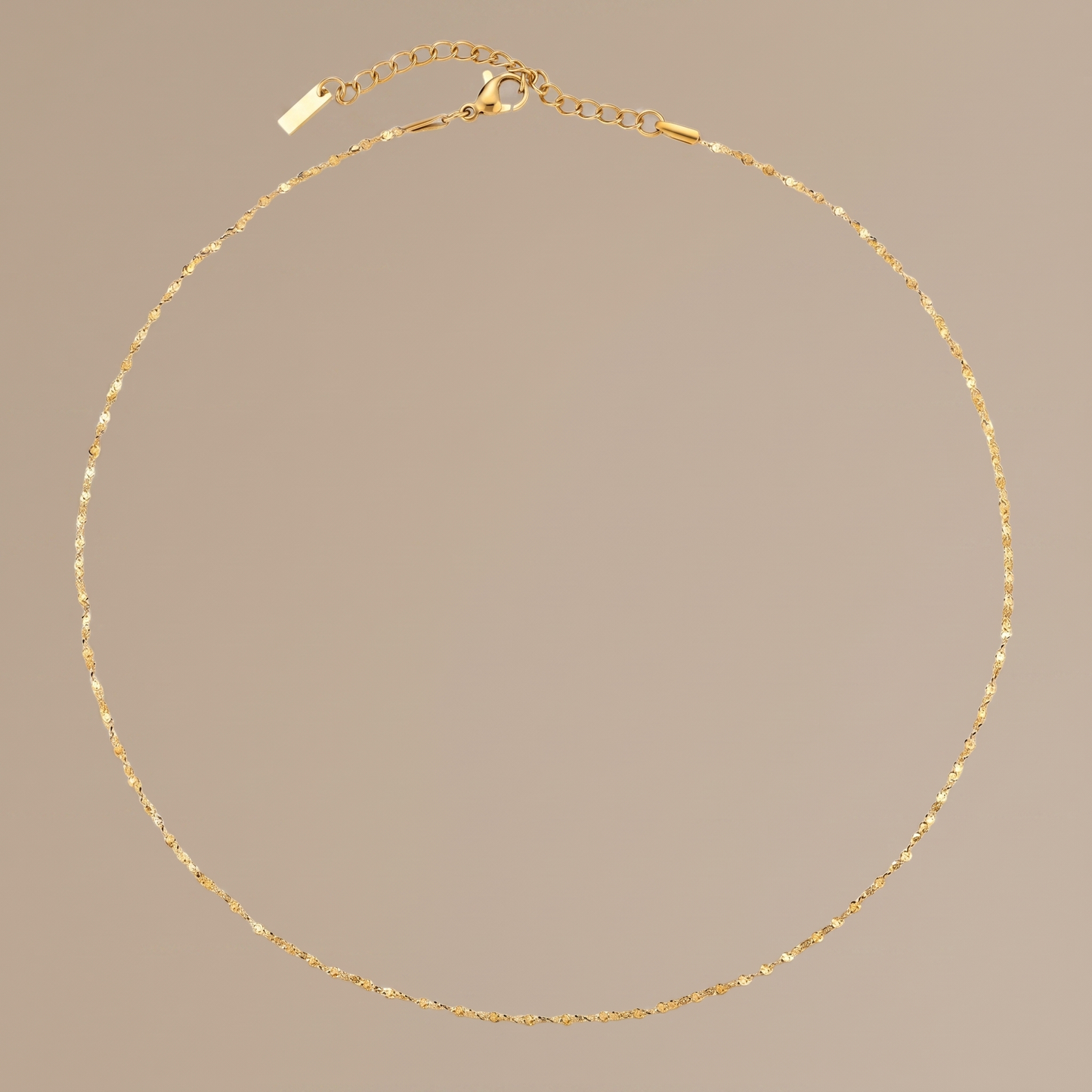 Asea Swirl Twist Choker — front view