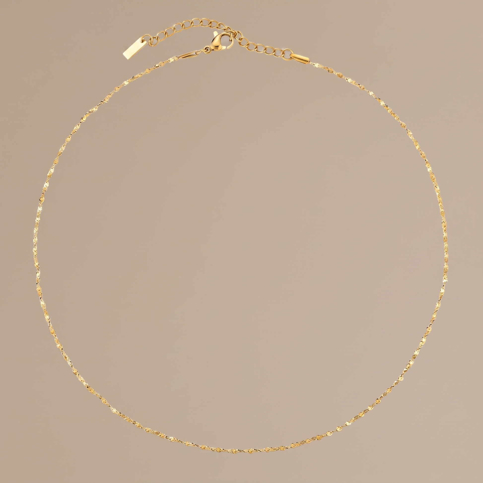Asea Swirl Twist Choker — front view