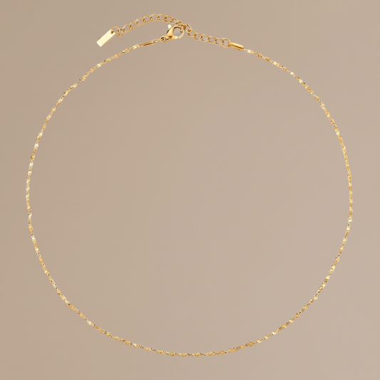 Asea Swirl Twist Choker — front view