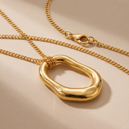 Asea Zenith Sun Necklace — close-up detail