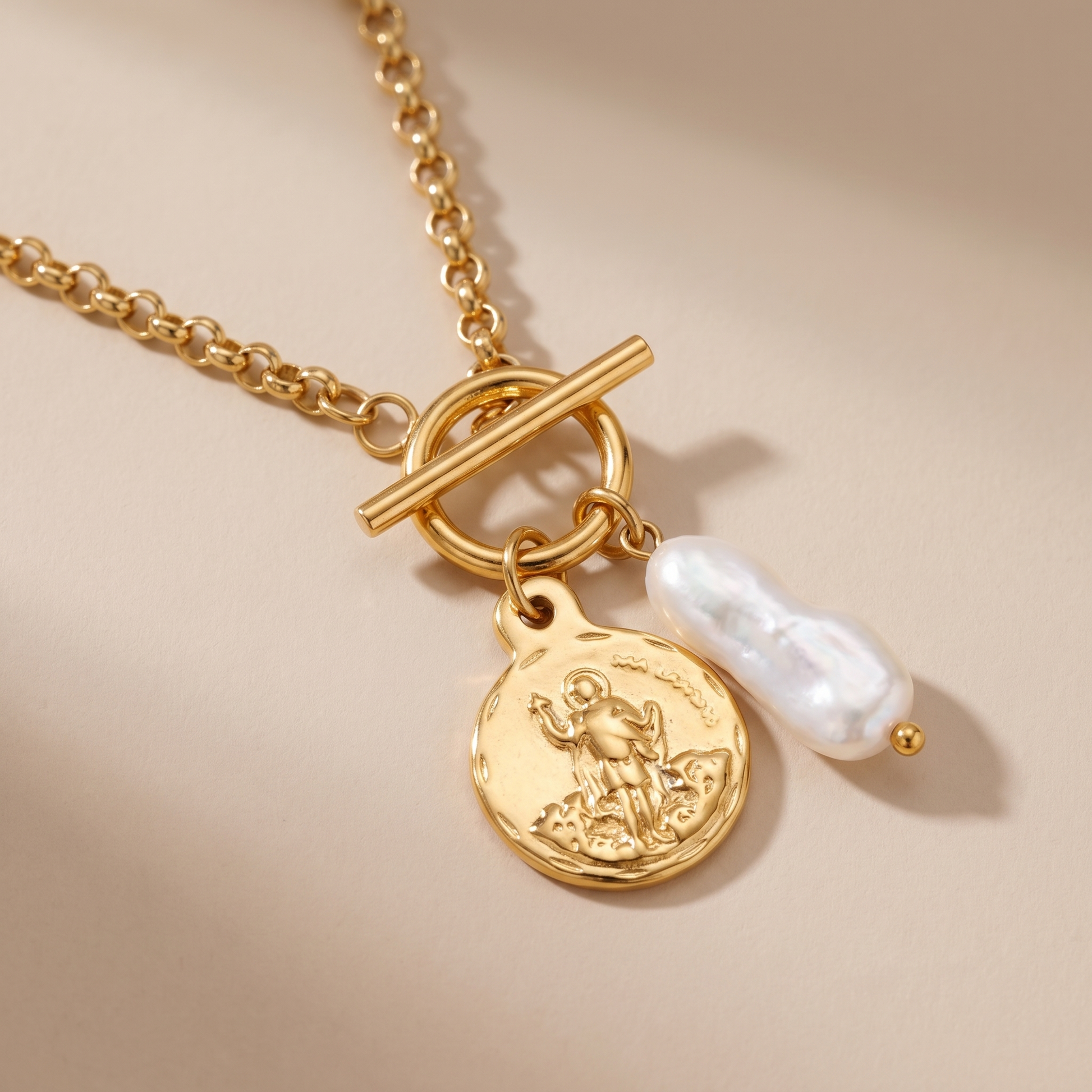 Asea Wanderer Pearl Necklace — close-up detail