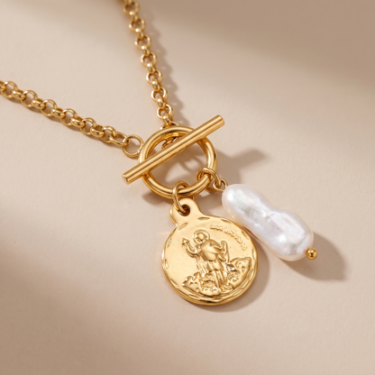 Asea Wanderer Pearl Necklace — close-up detail