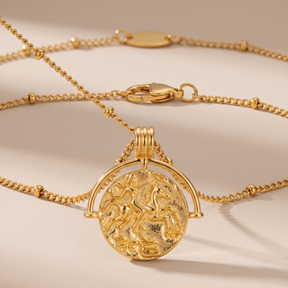 Asea Divine Pendant Necklace — close-up detail