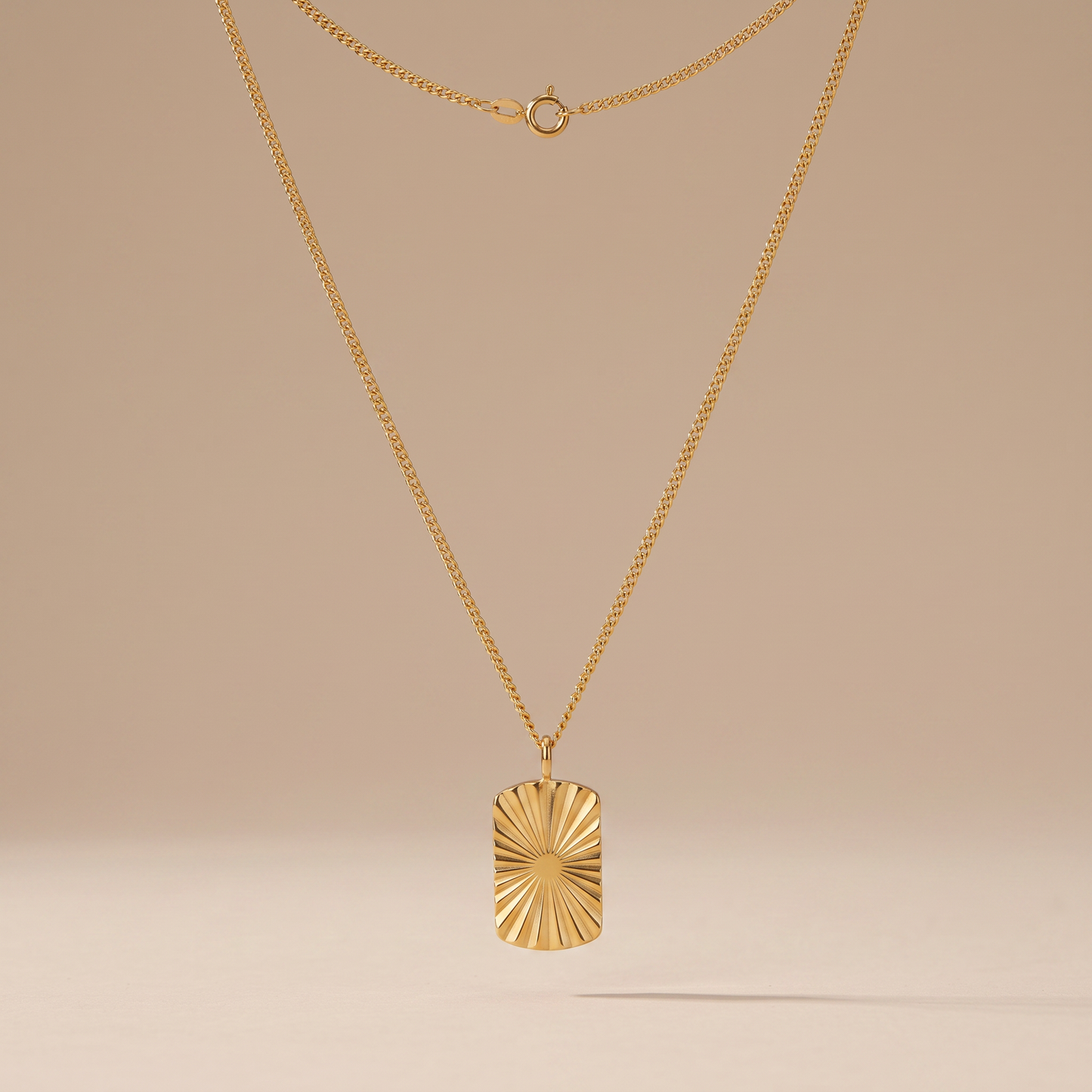 Asea Shoreline Sunray Necklace — front view