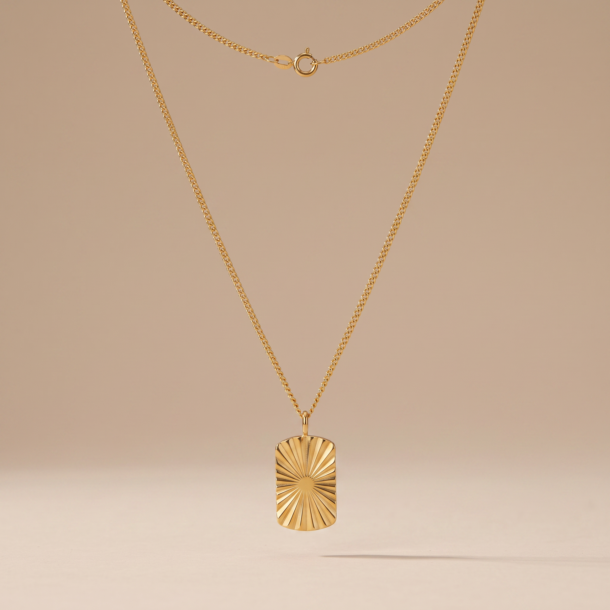 Asea Shoreline Sunray Necklace — front view