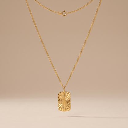 Asea Shoreline Sunray Necklace — front view
