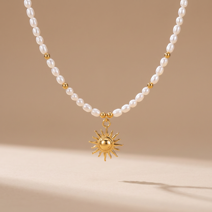 Asea Taormina Freshwater Pearl Necklace — front view