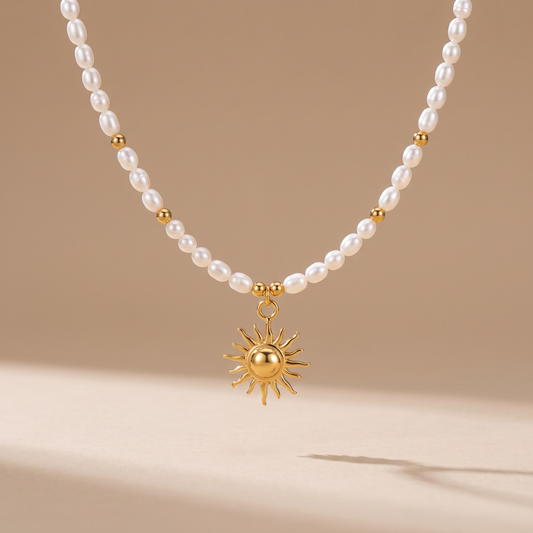 Asea Taormina Freshwater Pearl Necklace — front view
