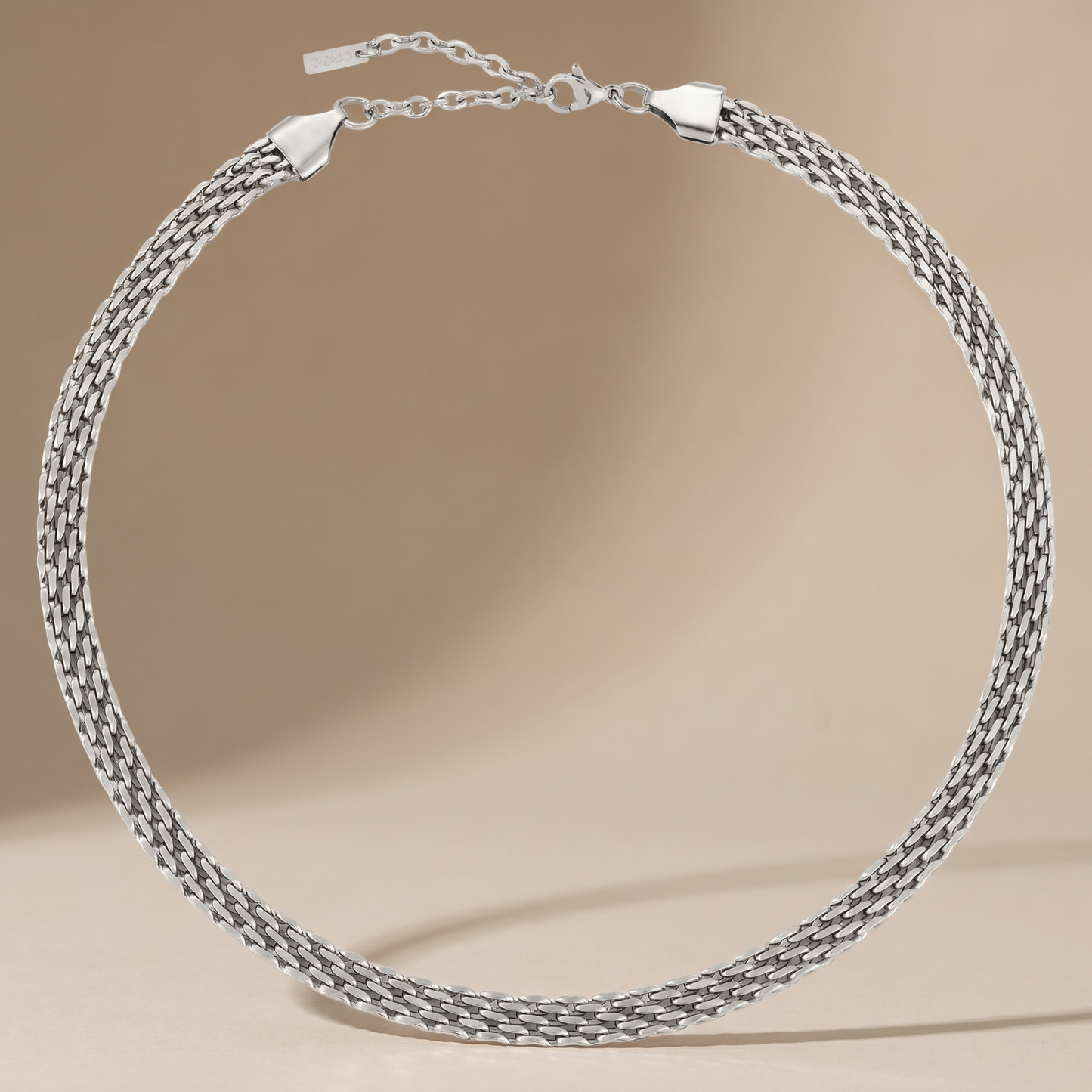 Asea Cadaques Woven Choker — Silver