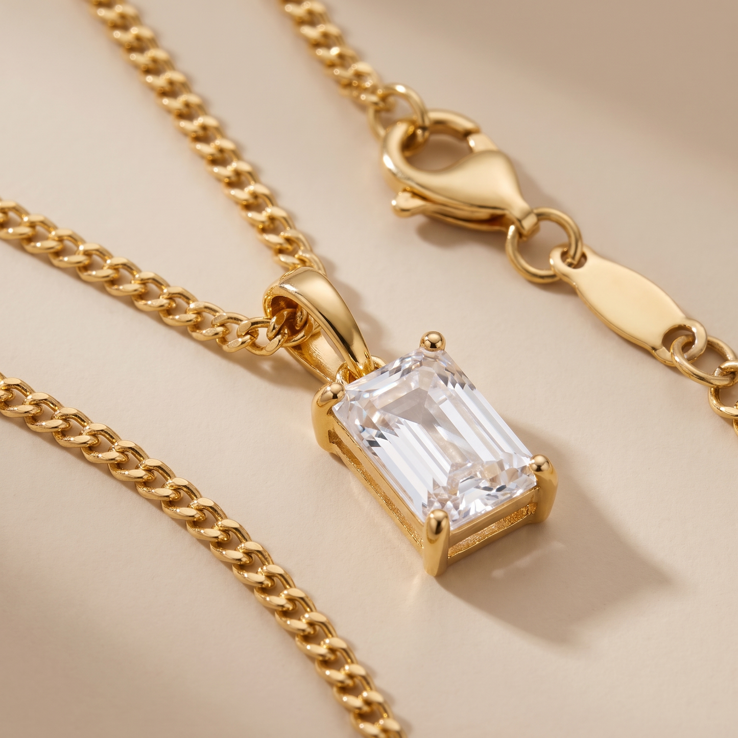 Asea Glow Pendant Necklace — close-up detail