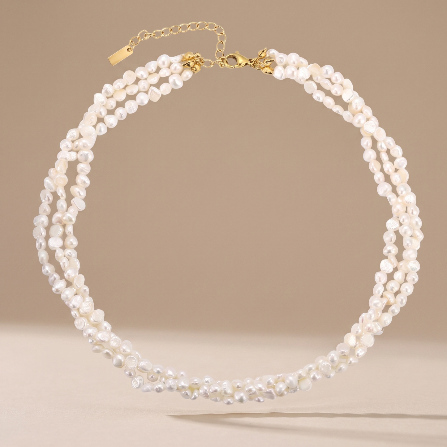 Asea Procida Layered Pearl Choker — front view