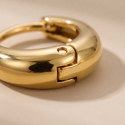Asea Iconic Statement Hoops — close-up detail
