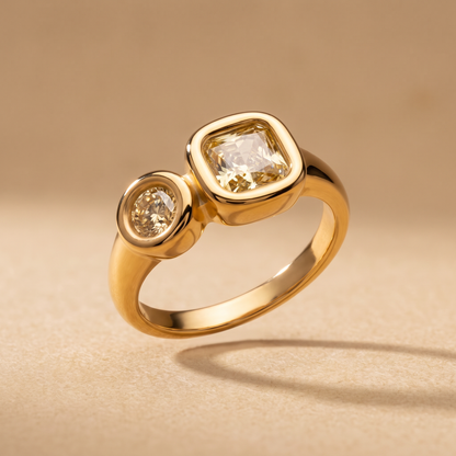 Asea Fizz Swirl Ring — Silver