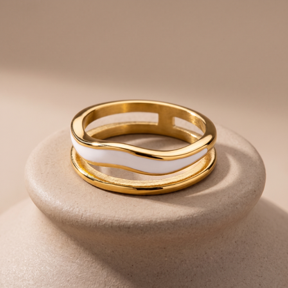Asea Mistral Band Ring — angle
