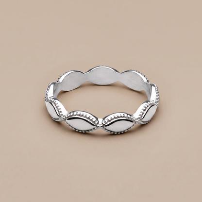Asea Sirena Band Ring — Silver color