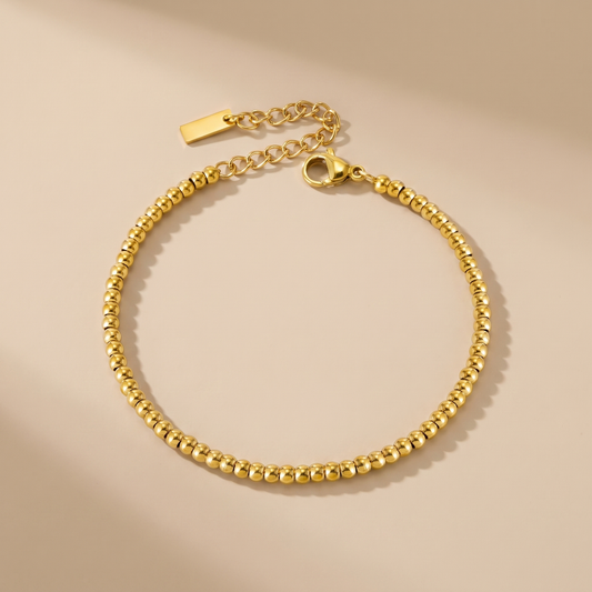 Asea Dainty Bead Bracelet — front view