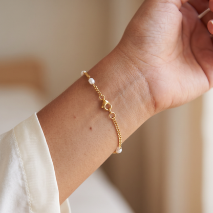 Asea Uluwatu Pearl Bracelet — worn by model