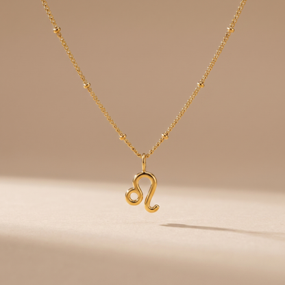 Asea Zodiac Sign Charm Necklace — front view