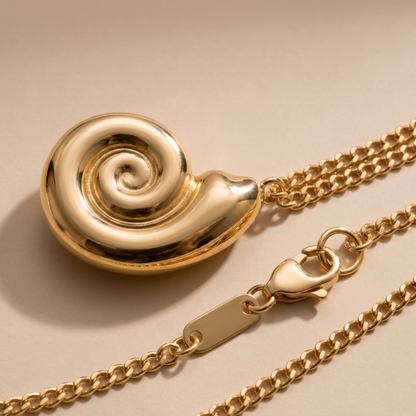 Asea Nautilus Shell Choker — close-up detail