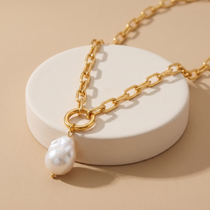Asea Cefalu Pearl Necklace — angle