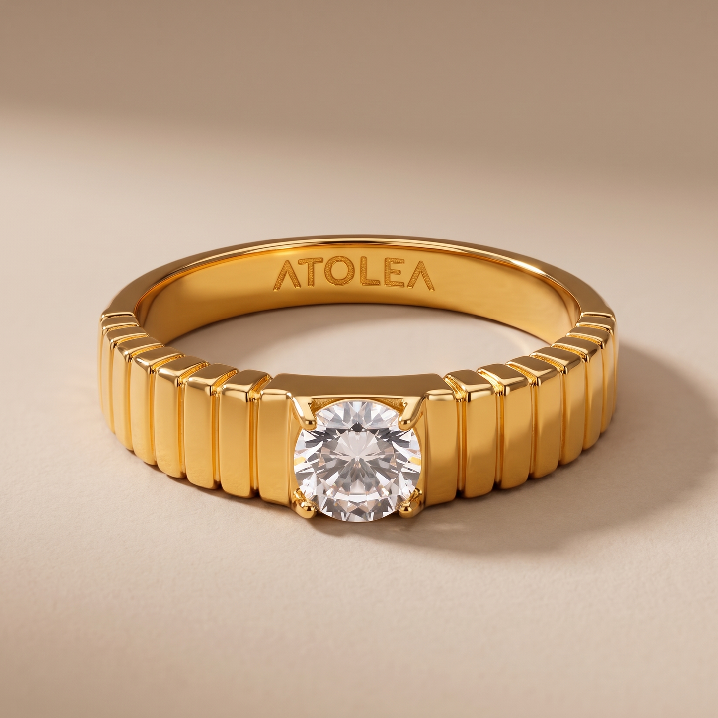 Asea Sierra Bold Zircon Ring — close-up detail