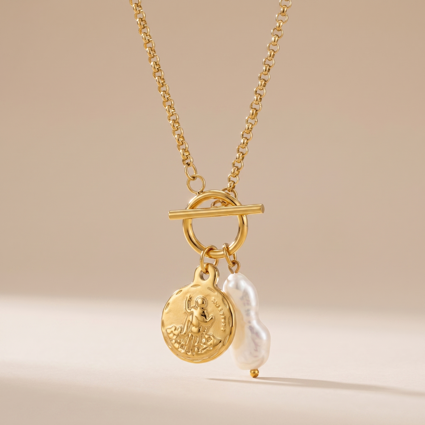 Asea Wanderer Pearl Necklace — front view