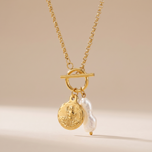 Asea Wanderer Pearl Necklace — front view