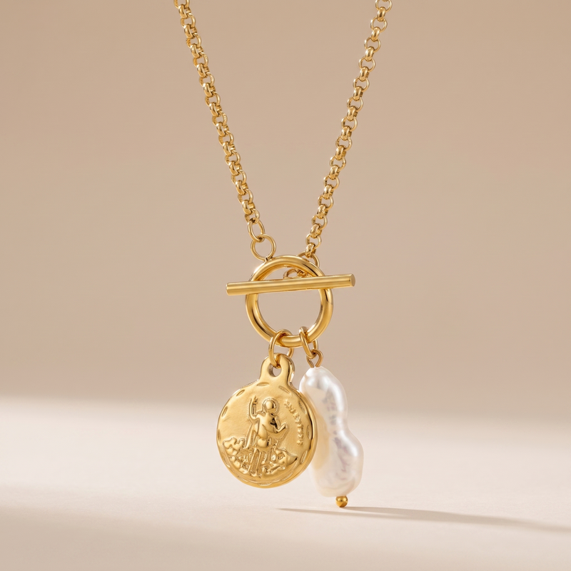 Asea Wanderer Pearl Necklace — front view