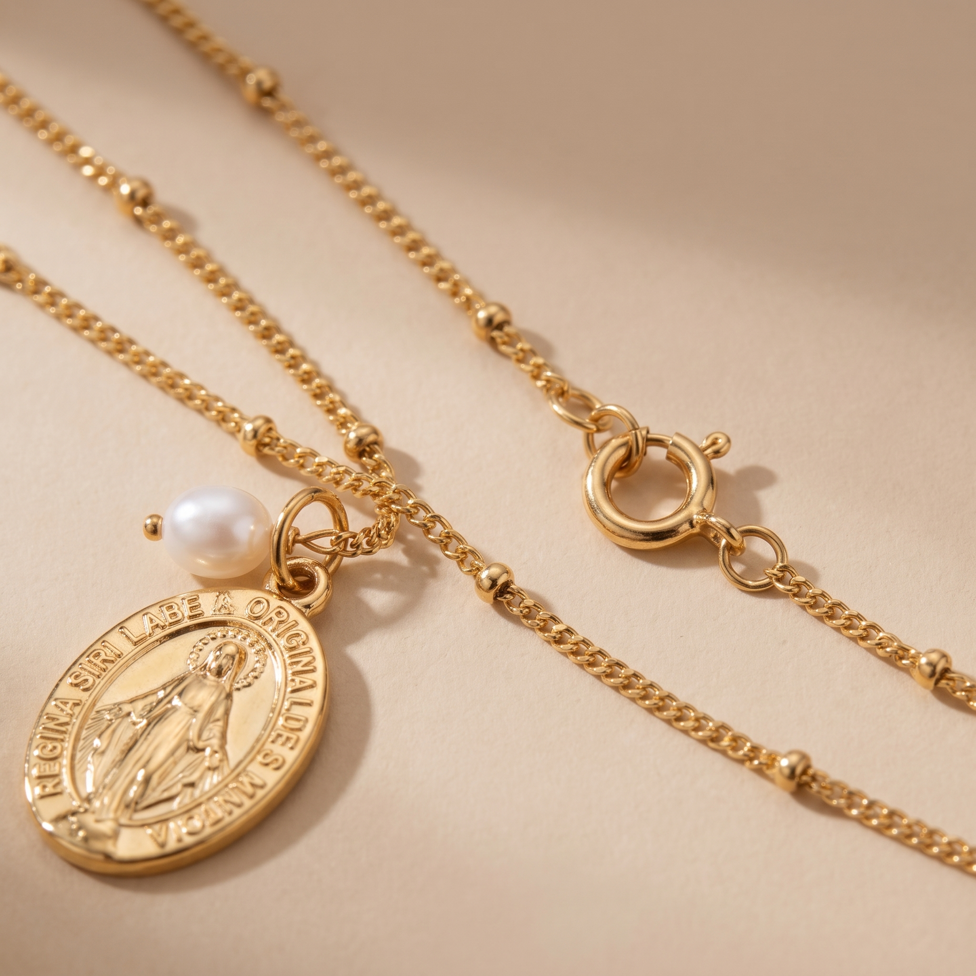 Asea Devotion Pendant Necklace — close-up detail