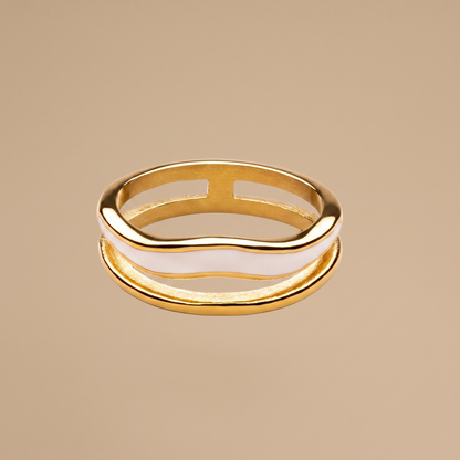 Asea Mistral Band Ring — front view