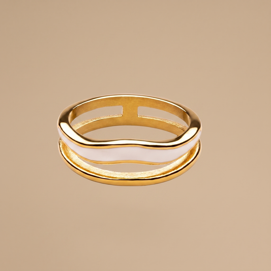 Asea Mistral Band Ring — front view