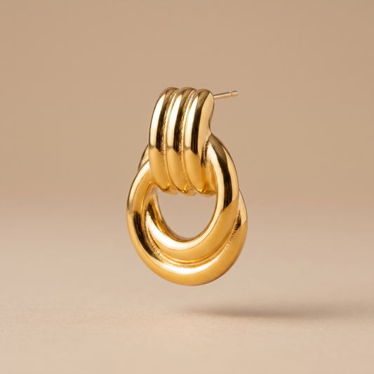 Asea Arcadia Sculptural Hoops — front view