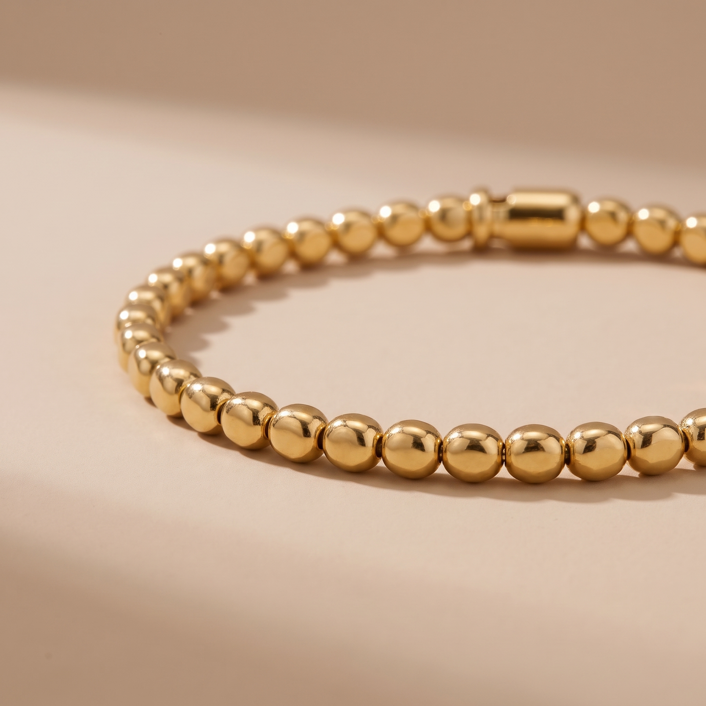 Asea Bead Bangle Cuff — close-up detail