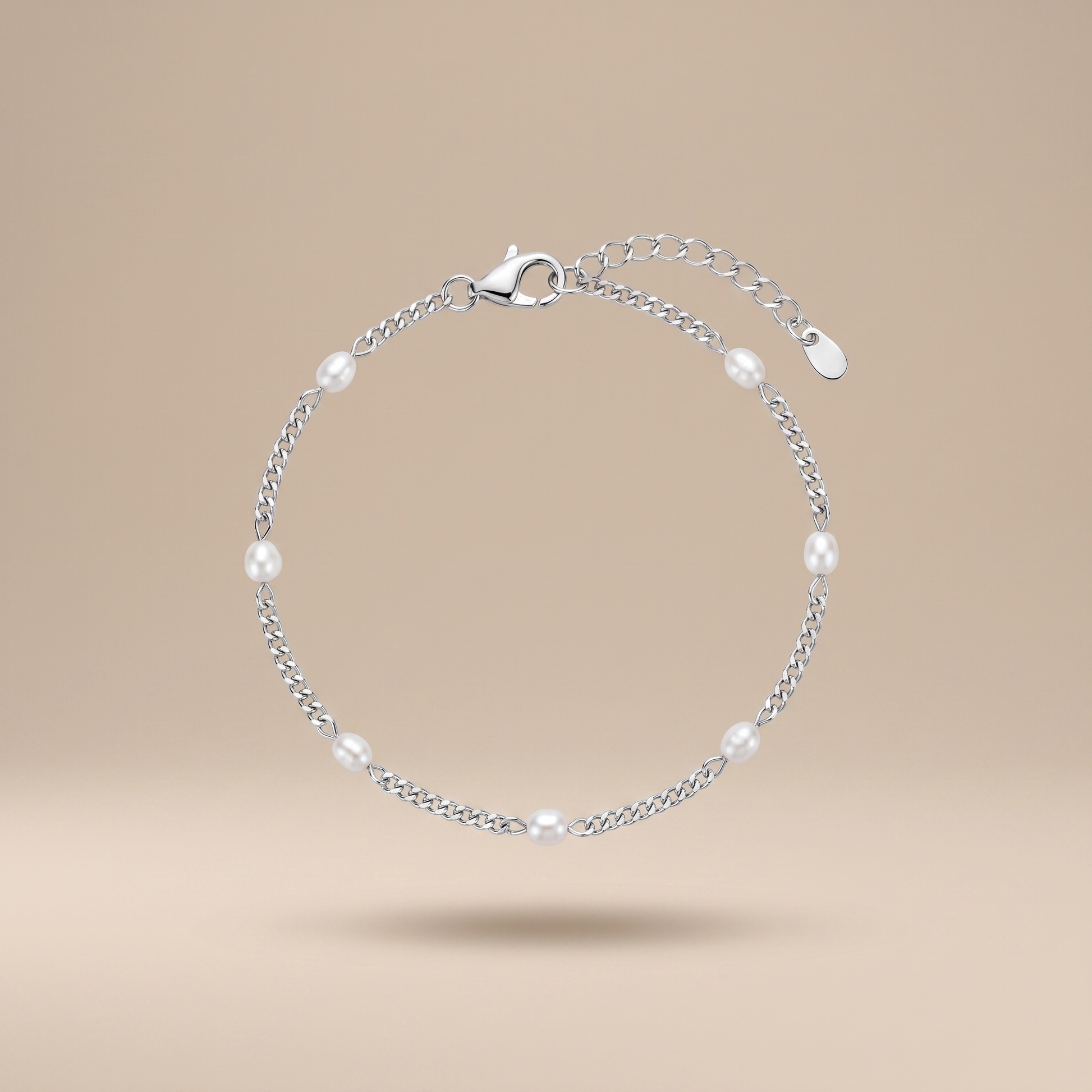 Asea Uluwatu Pearl Bracelet — Silver Color