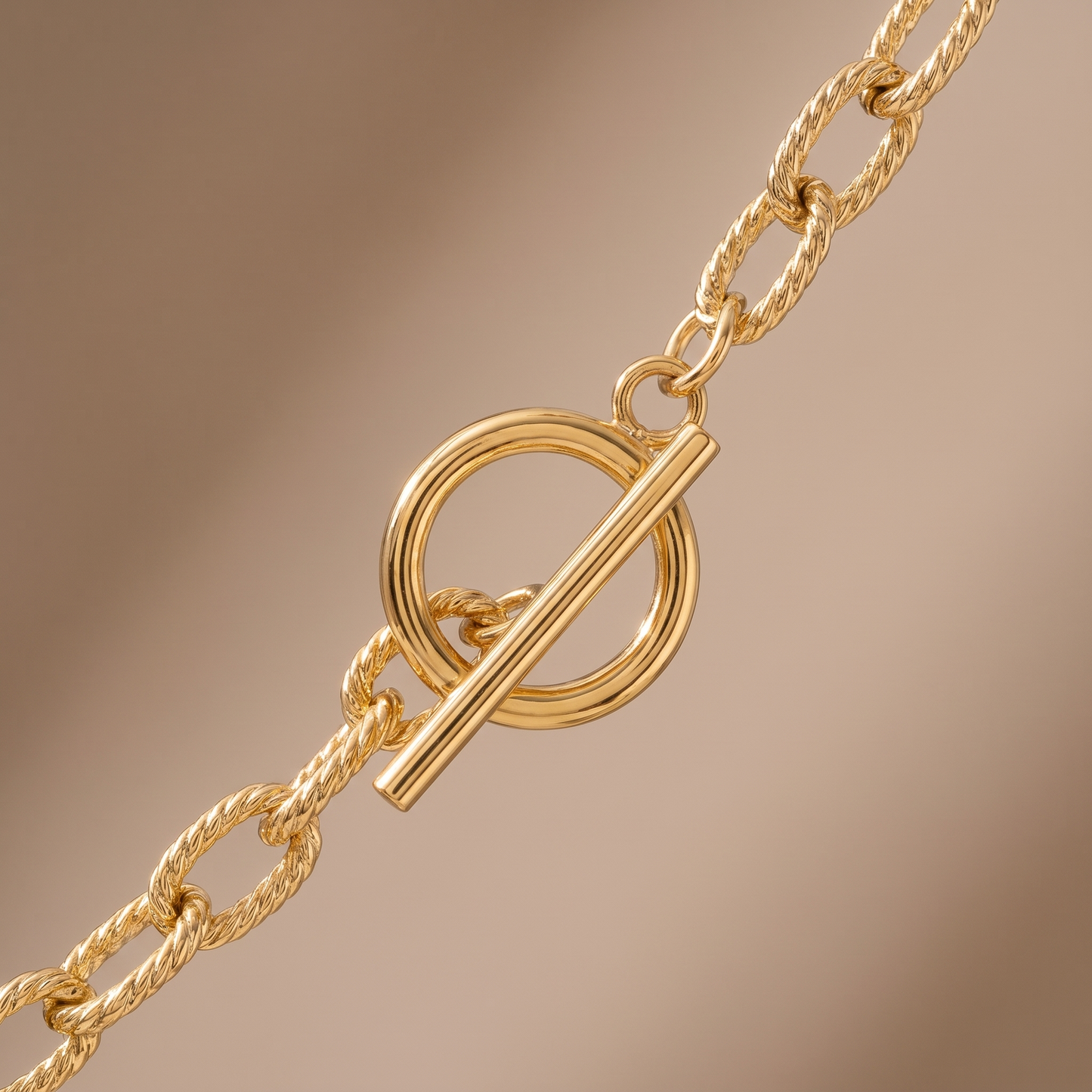 Asea Toggle Paperclip Choker — close-up detail