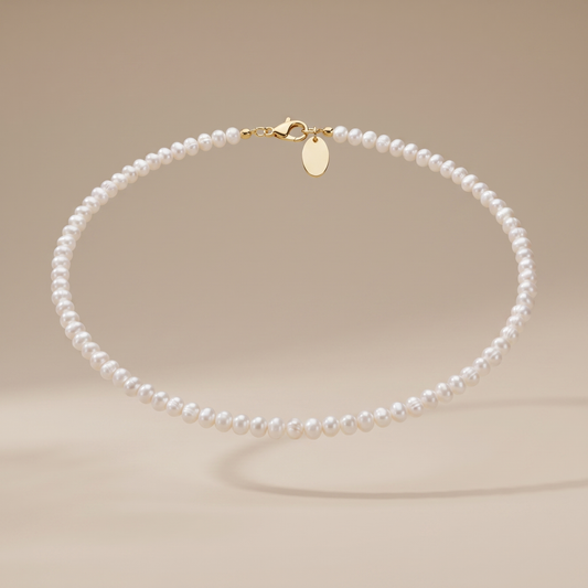 Asea Dainty Freshwater Pearl Choker — front view