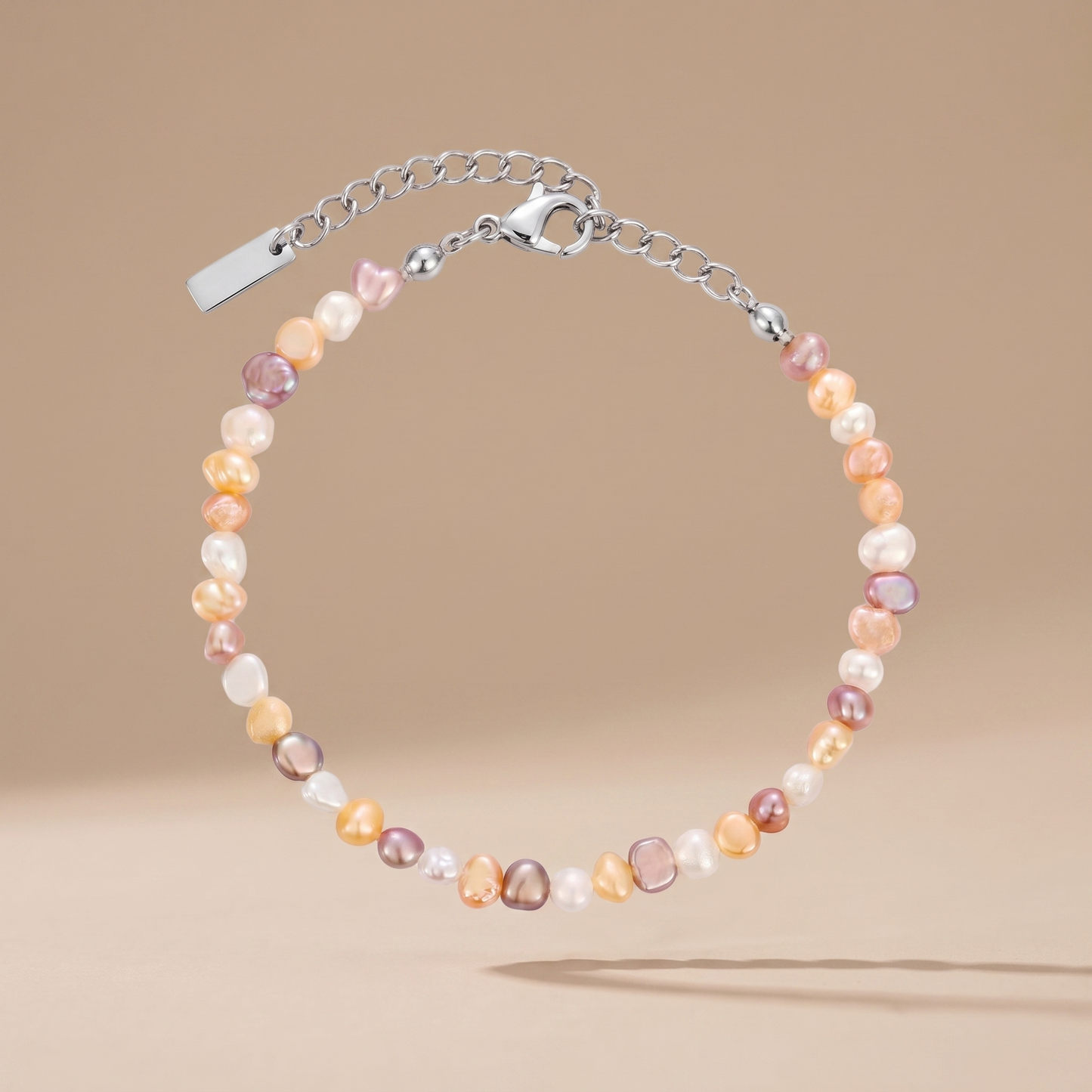 Asea Rosamar Pearl Bracelet — Silver Color