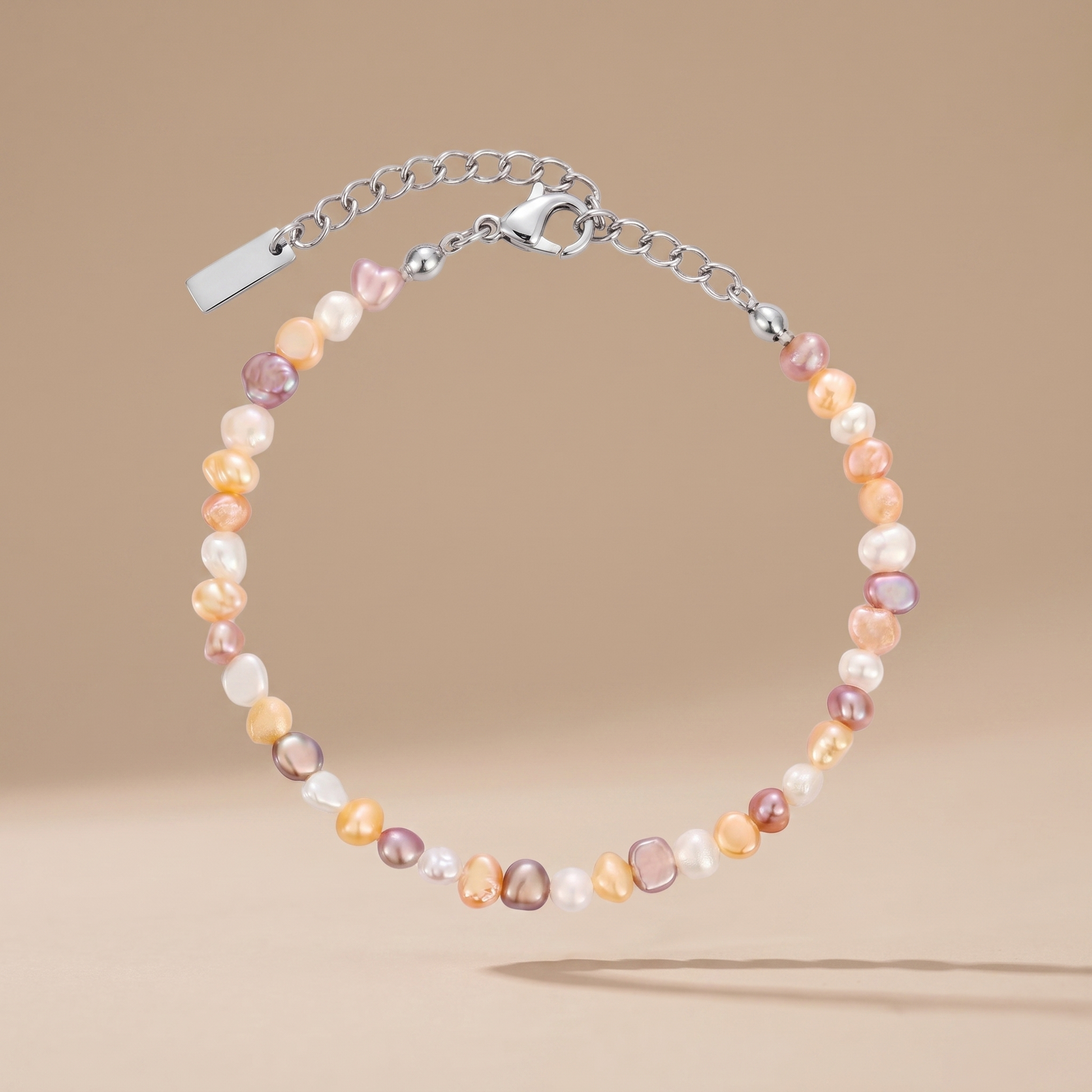 Asea Rosamar Pearl Bracelet — Silver Color