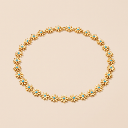 Asea Daisy Bloom Necklace — front view