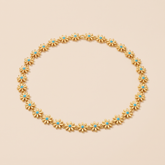 Asea Daisy Bloom Necklace — front view