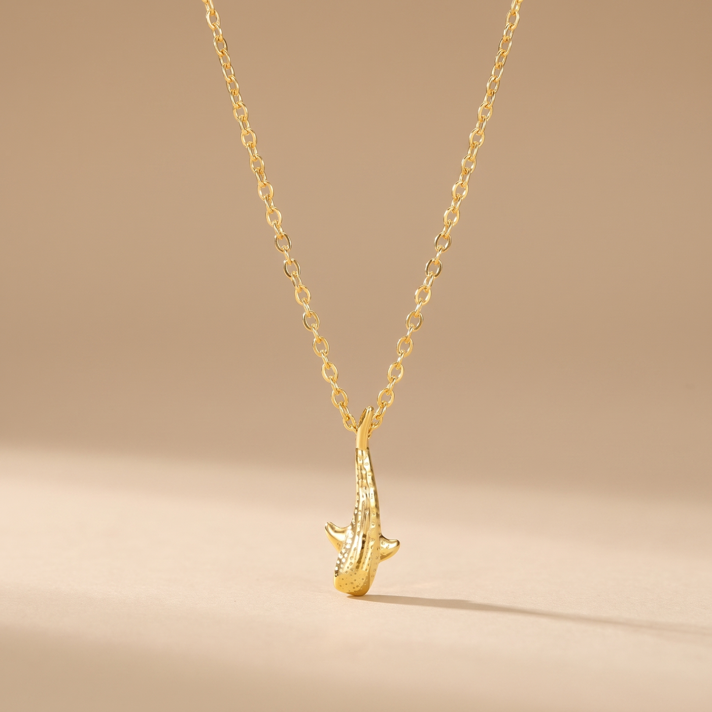 Asea Whale Shark Pendant Necklace — front view