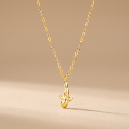 Asea Whale Shark Pendant Necklace — front view