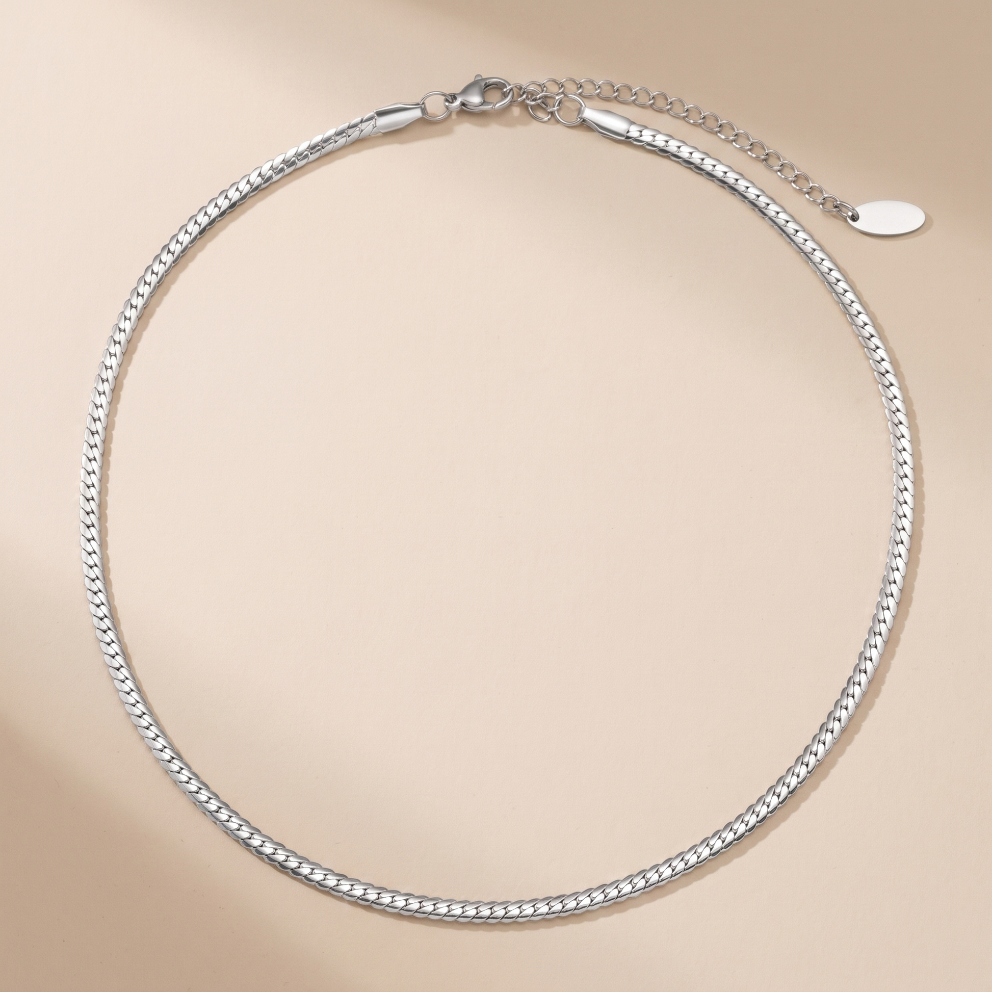 Asea Polished Everyday Chain — Silver Color