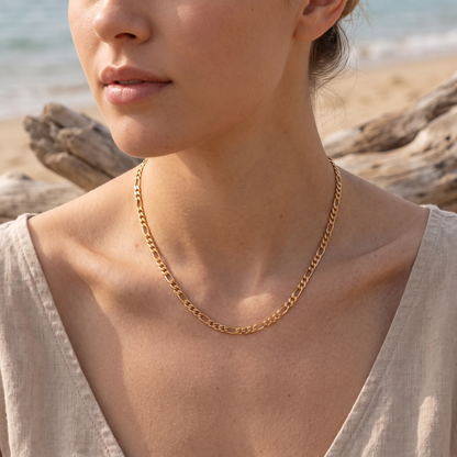 Asea Figaro Chain Duo Set — worn by model