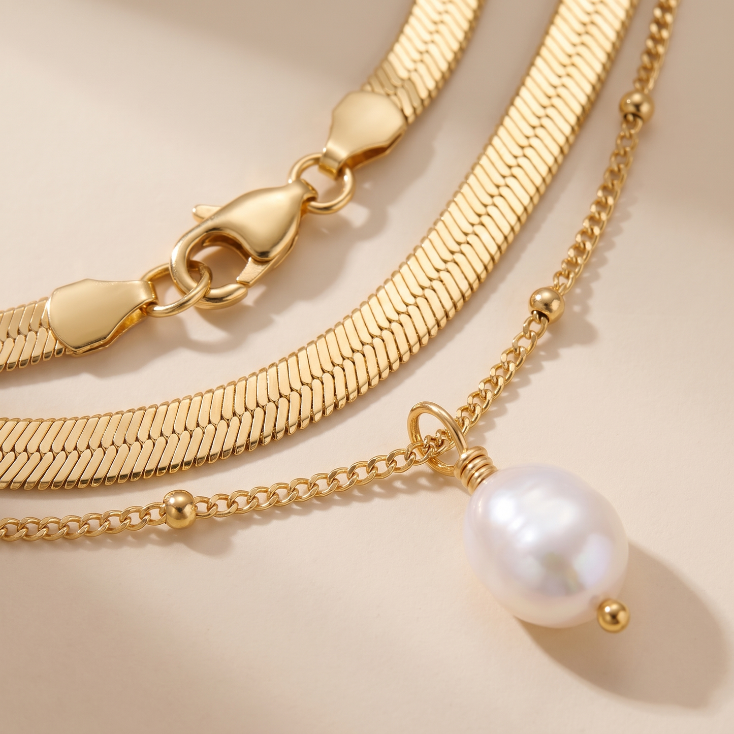 Asea High Shine Jewellery Set — close-up detail