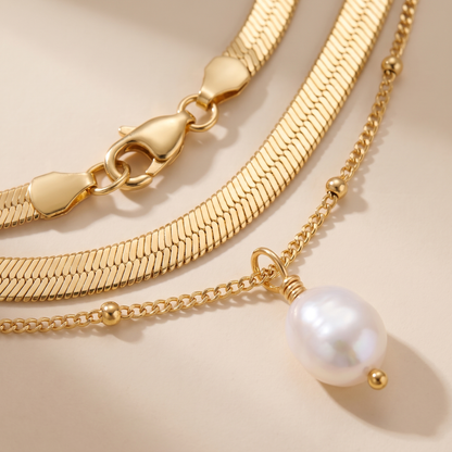 Asea High Shine Jewellery Set — close-up detail